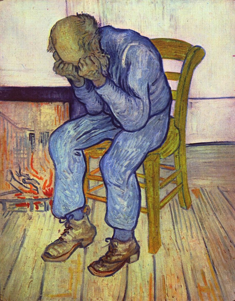 de donkere nacht van Vincent Willem vanGogh